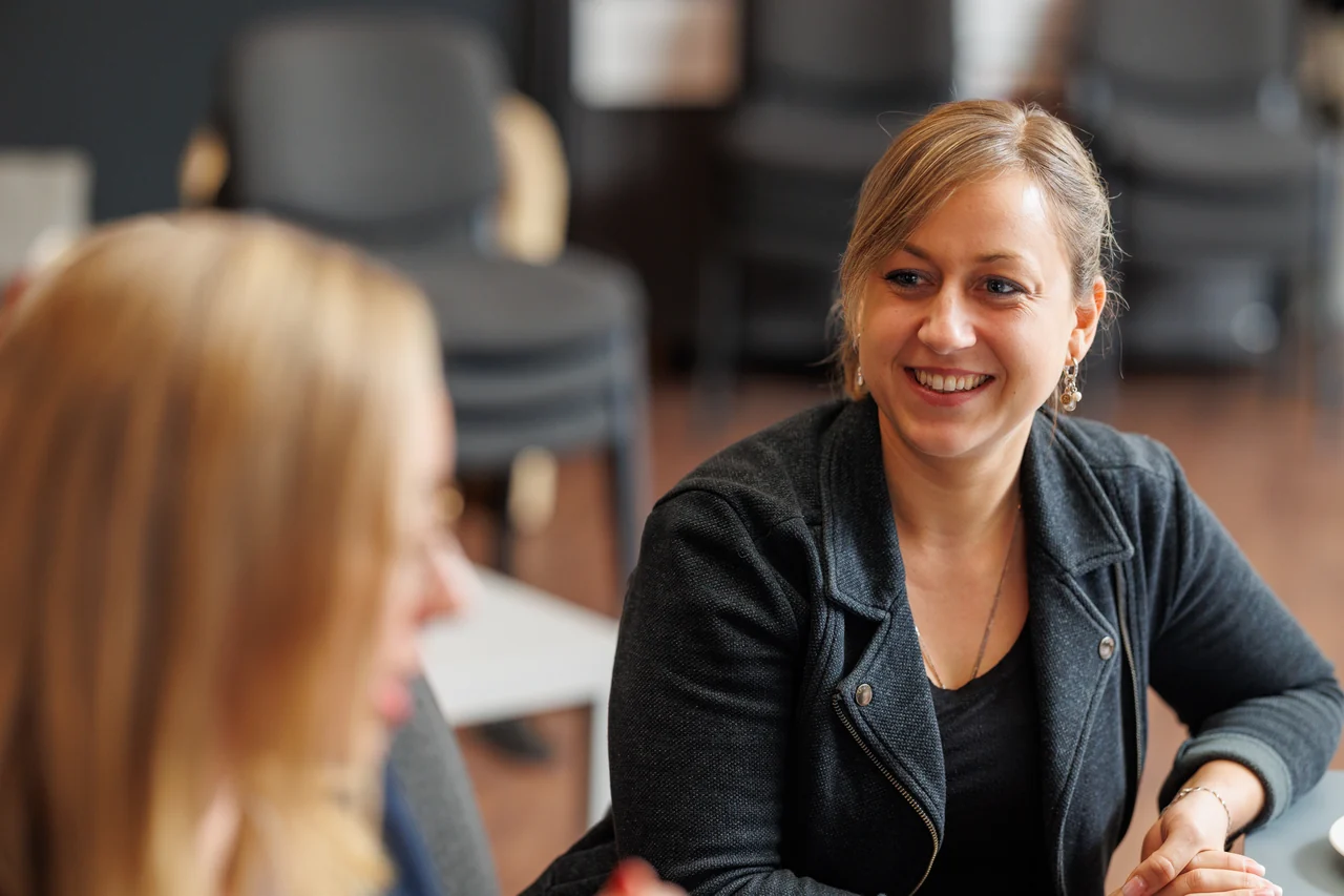 Josephine Frank im persönlichen Coachinggespräch